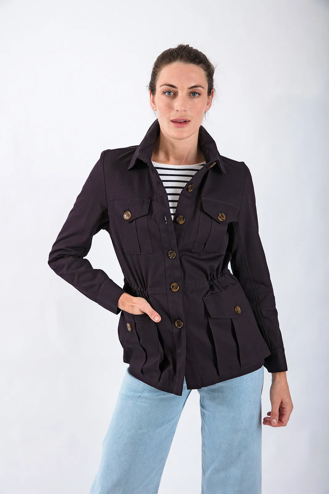 Tracker Jacket in Navy