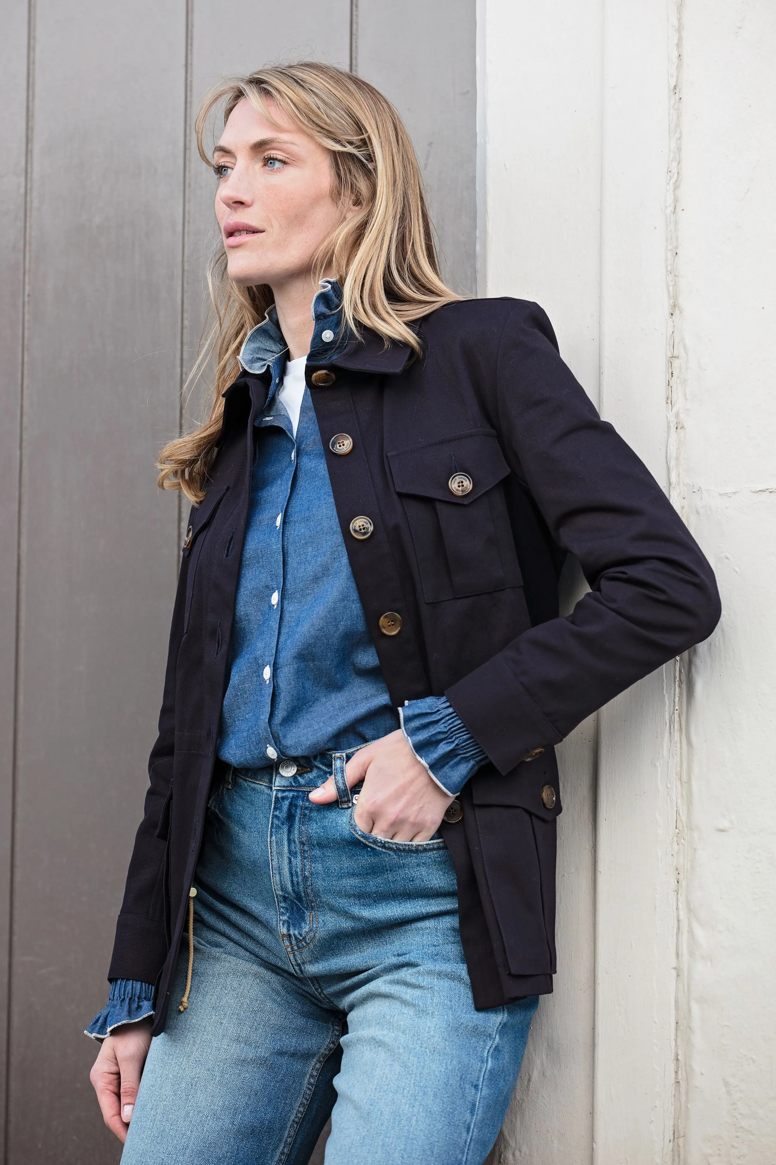 Tracker Jacket in Navy