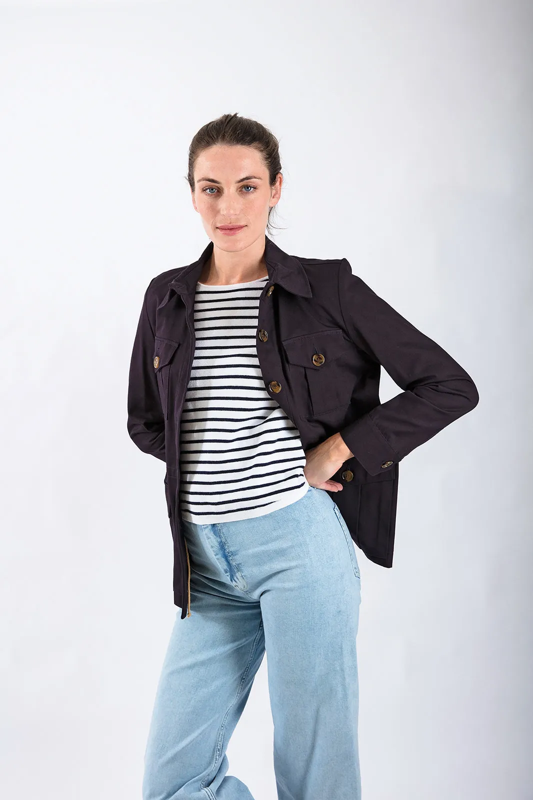 Tracker Jacket in Navy