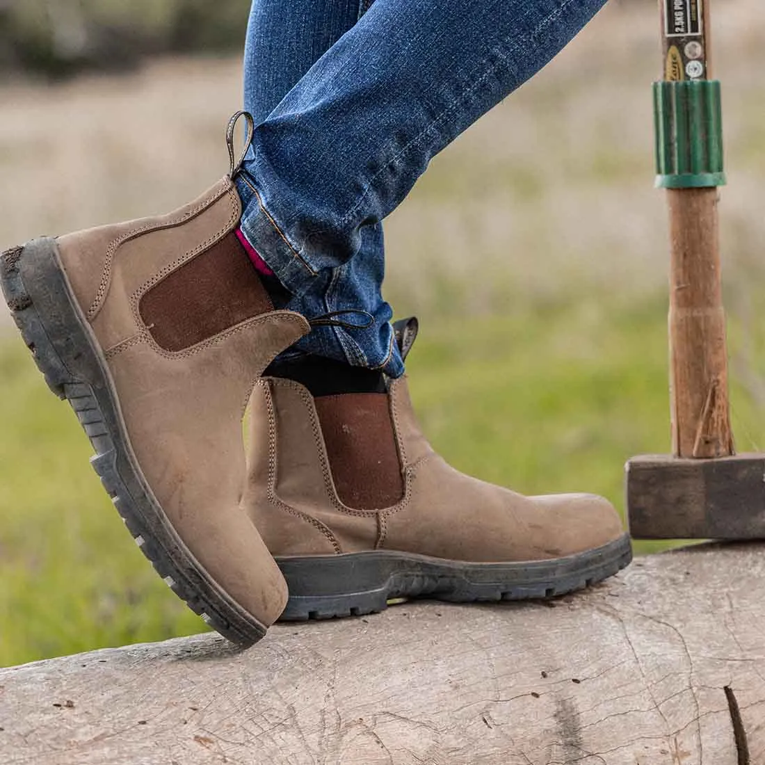 Unisex Outback Steel Toe Dealer Boots