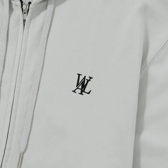 Unisex plain cotton logo hoodies | WOOALONG Street Style