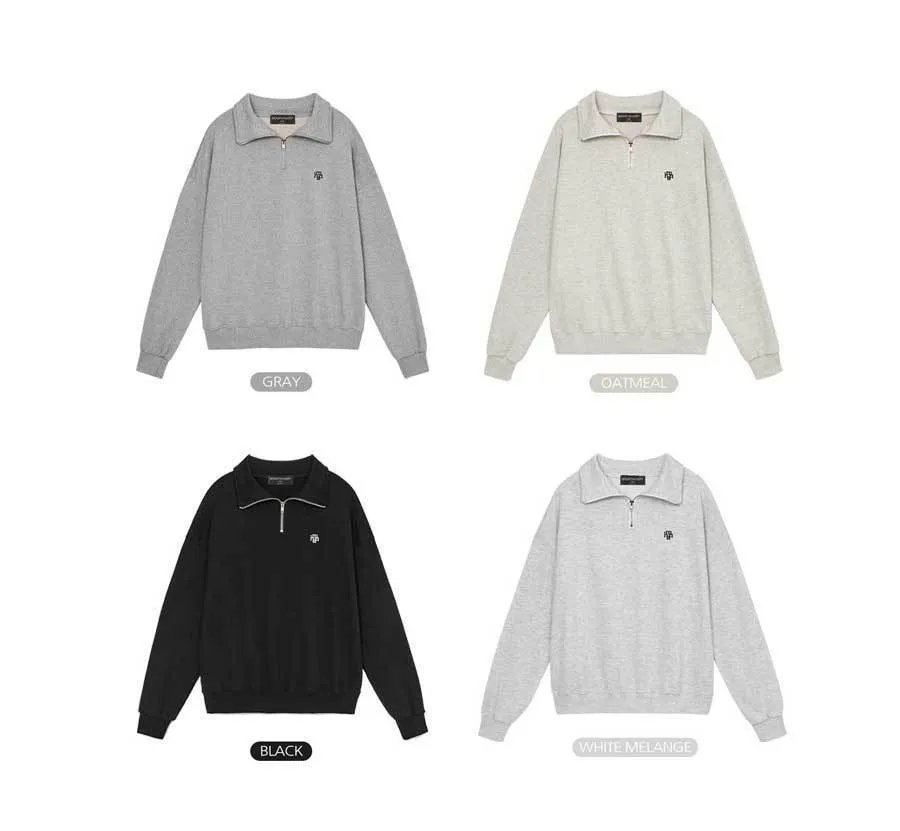 Unisex Street Style Cotton Logo Long Sleeves