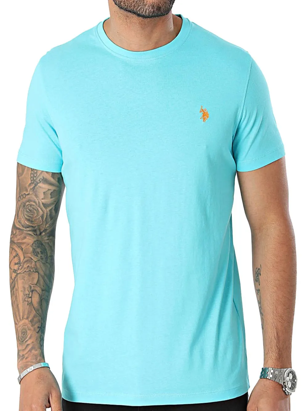 U.S. Polo Assn. Men's Mick 67359 49351 Celeste T-shirt