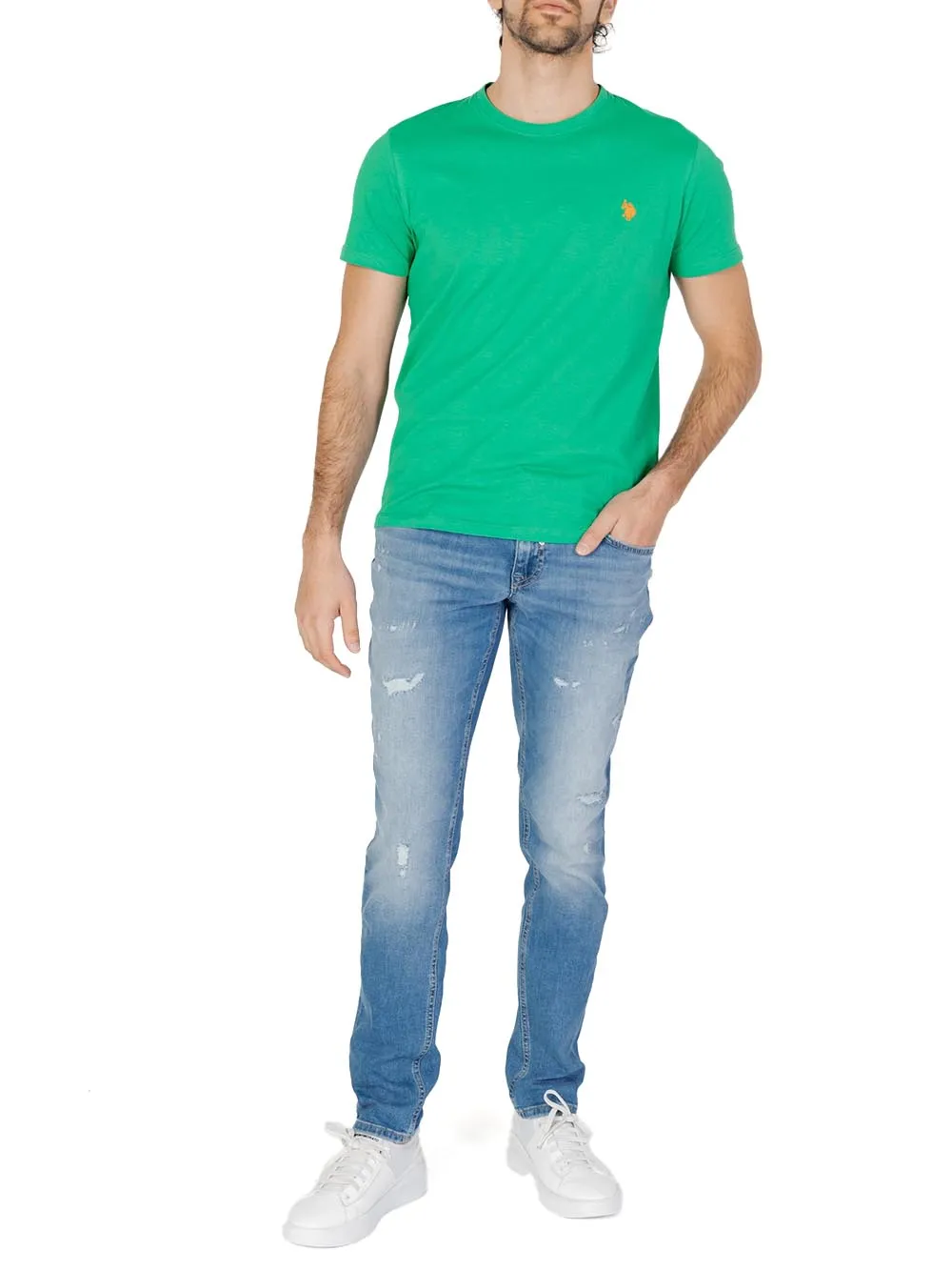 US Polo Assn. Men's Mick 67359 49351 Green T-shirt