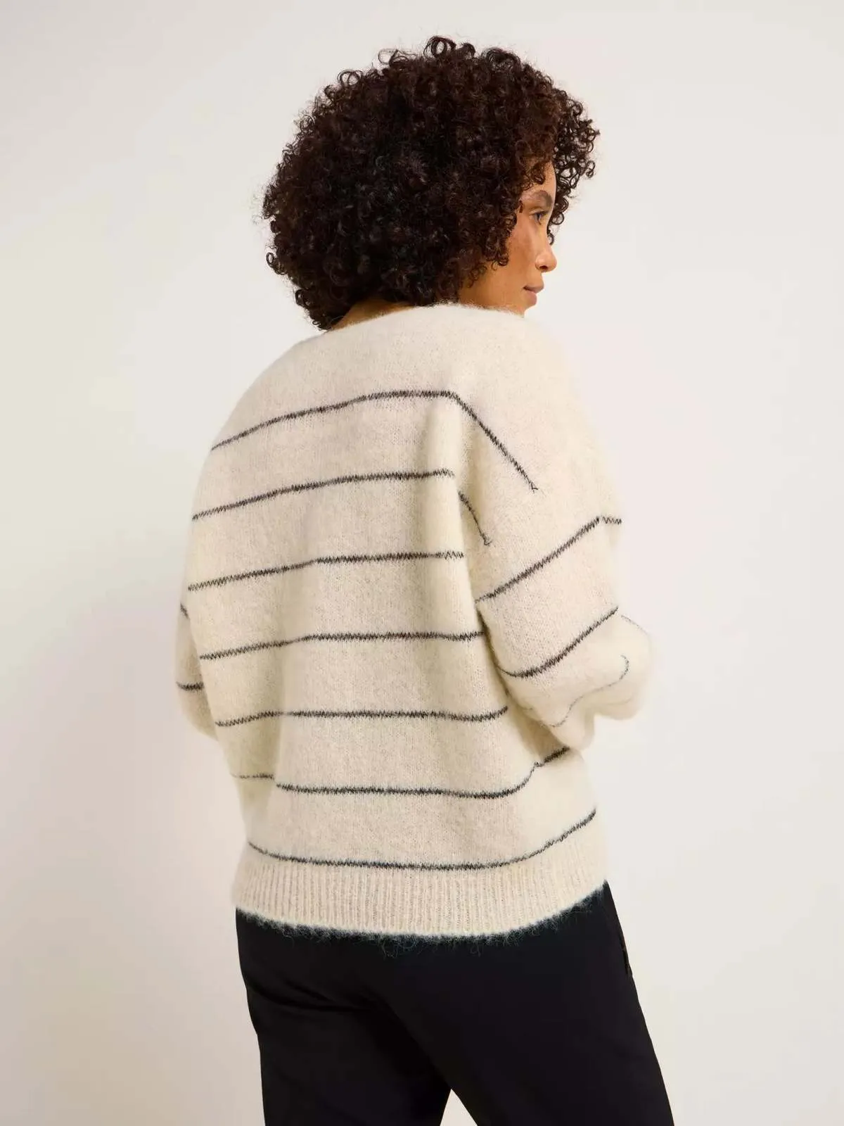 V neck sweater - Stripes