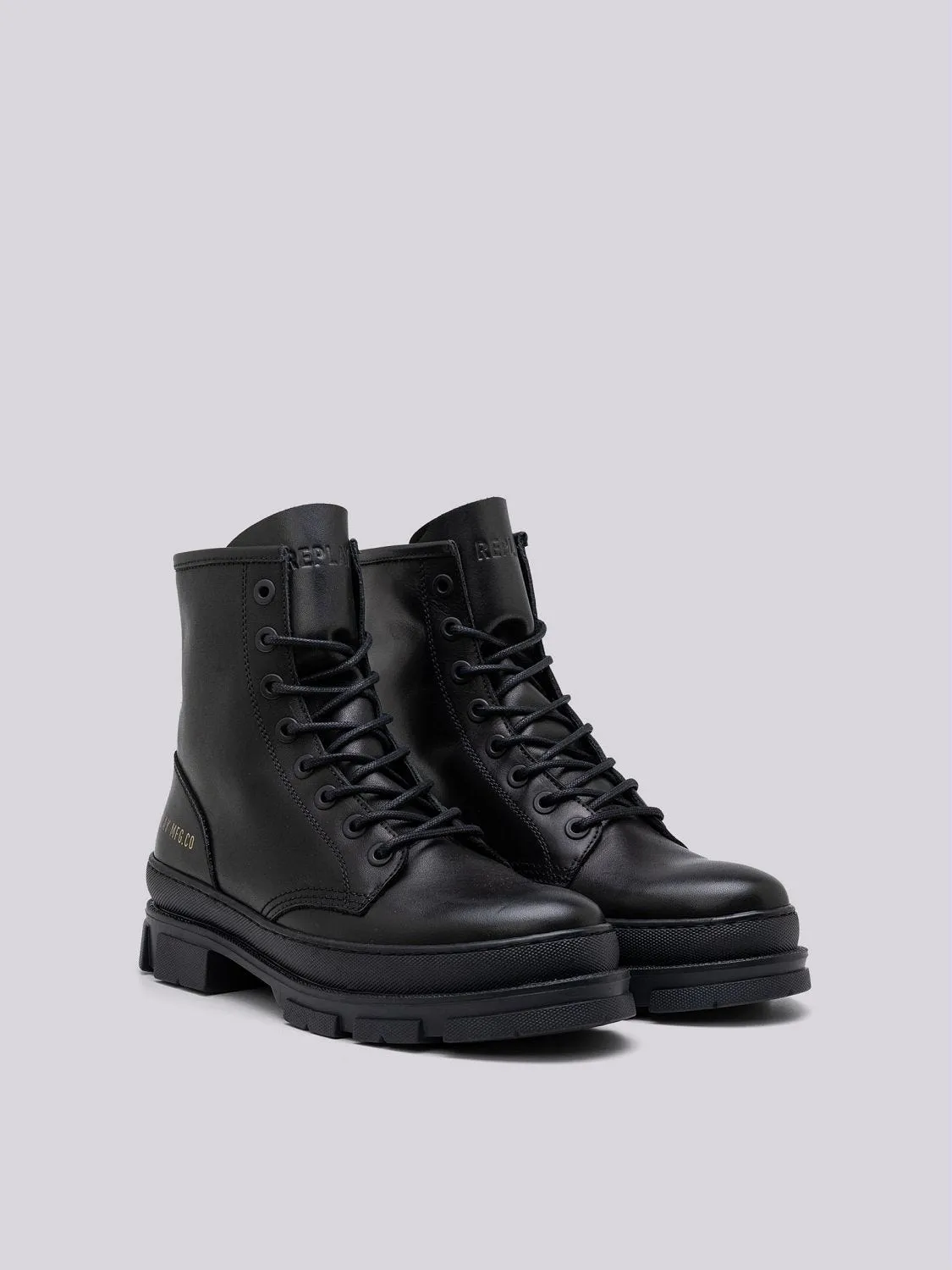 VEGA LACE-UP ANKLE BOOTS