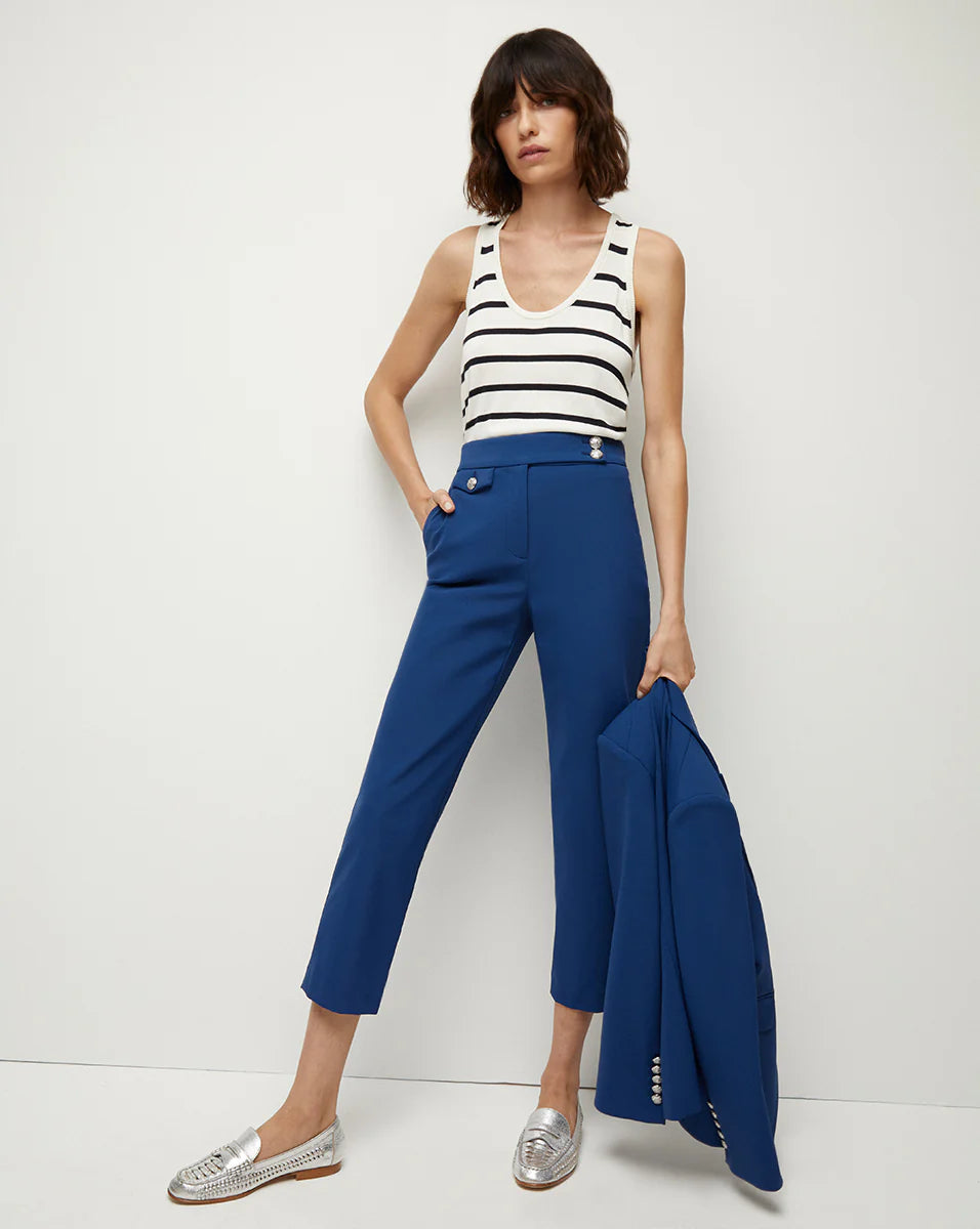 Veronica Beard Off White/Navy Conroe Top - Discover the Perfect Summer Style!