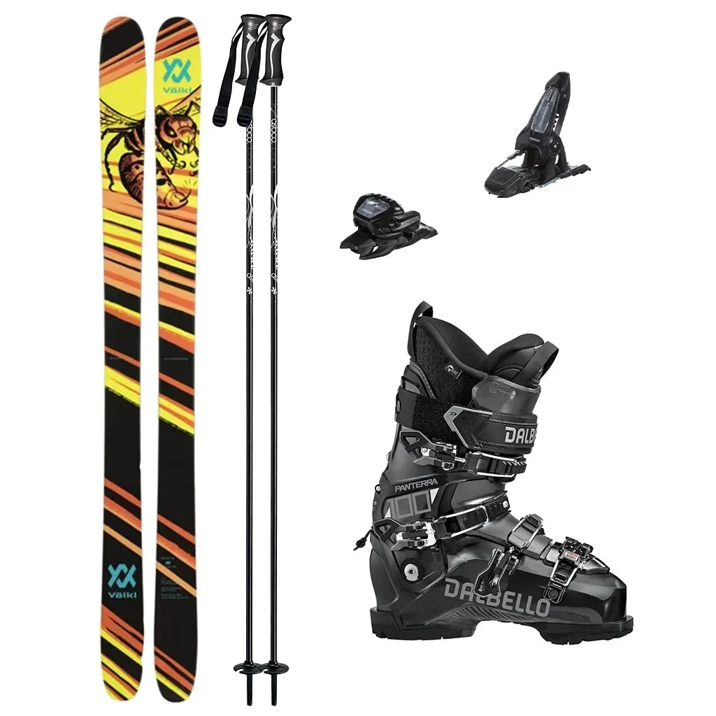 Volkl Revolt 96 Adult Skis 2024 (Marker Griffon 13 Binding) with Dalbello Panterra 100 IF GW Mens Boots Ski Package