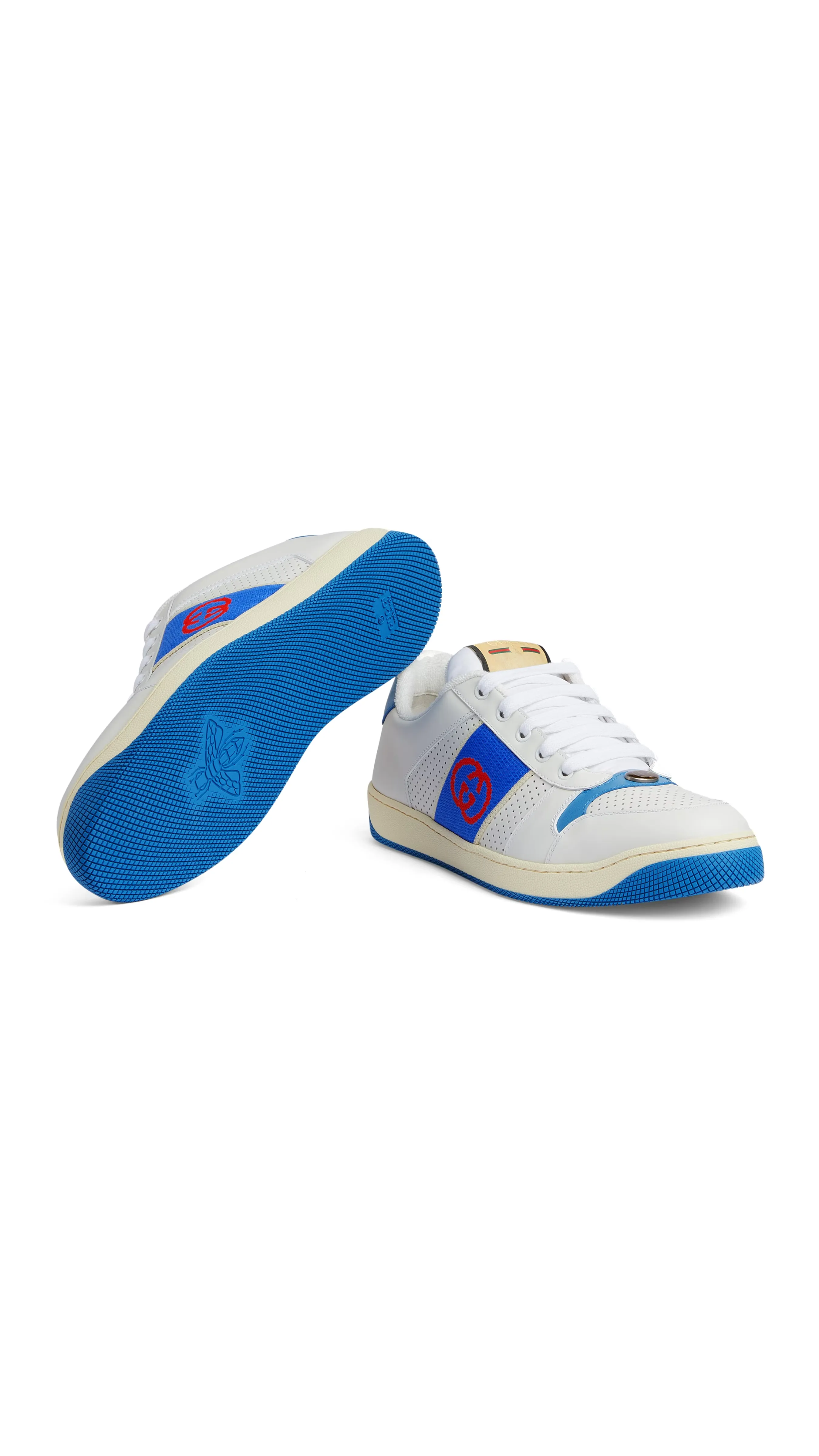 White Blue Sneakers - Screener