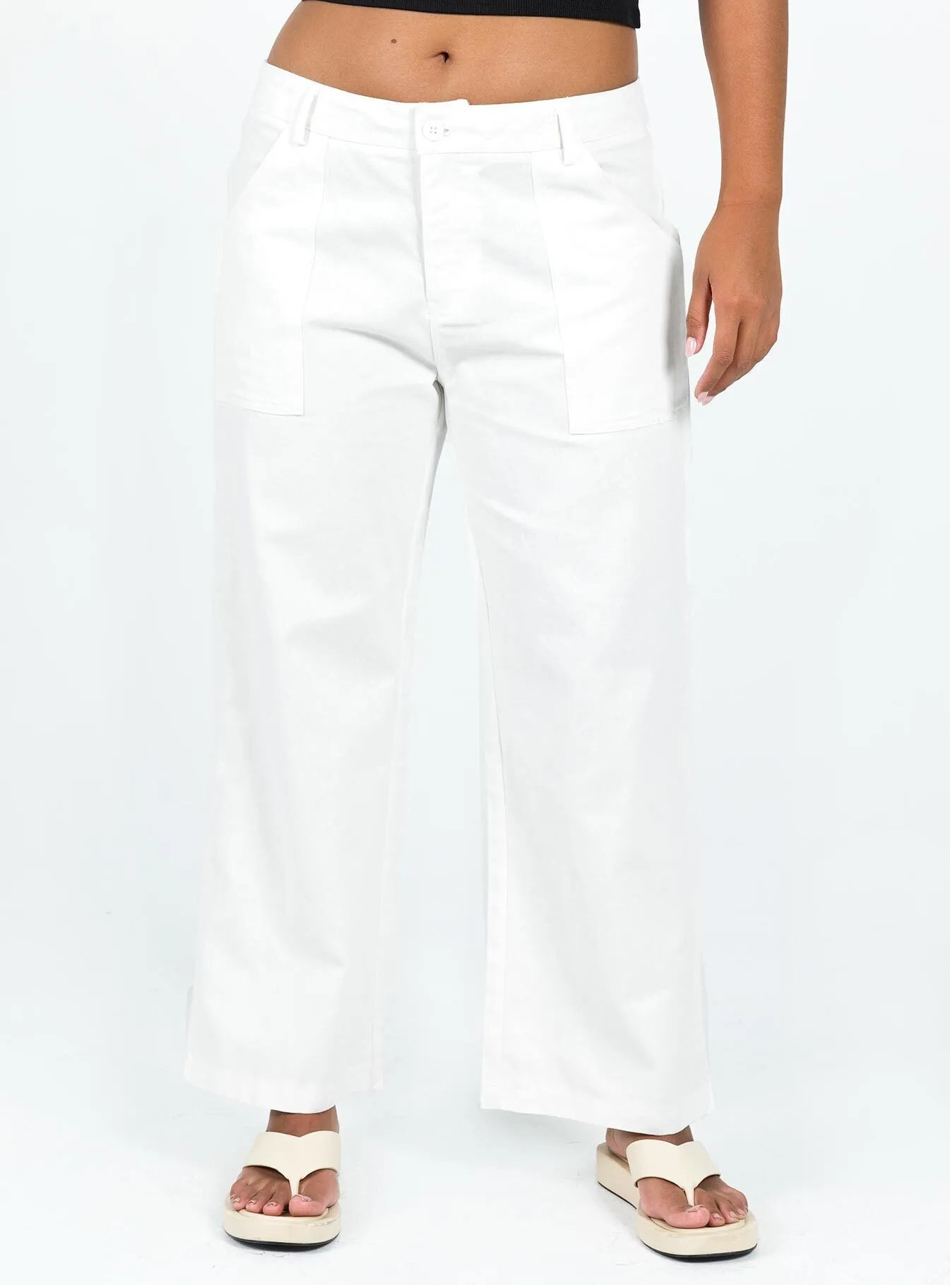 White Bryant Pants