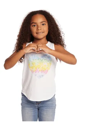 White Chaser Kids Hearts Shirt