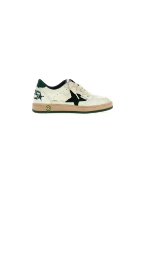 White Green Ballstar Sneakers.