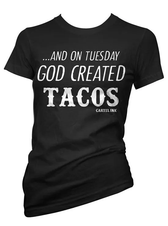 Womens Divine Tacos T-shirt