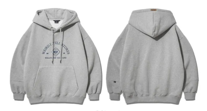 WV PROJECT | Long Sleeves Plain Hoodies & Sweatshirts for Unisex Street Style