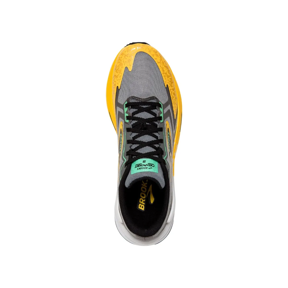 Yellow Black Brooks Catamount 3 Shoes SS24