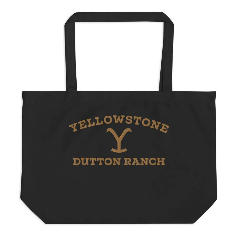 Yellowstone Dutton Ranch Embroidered Tote Bag